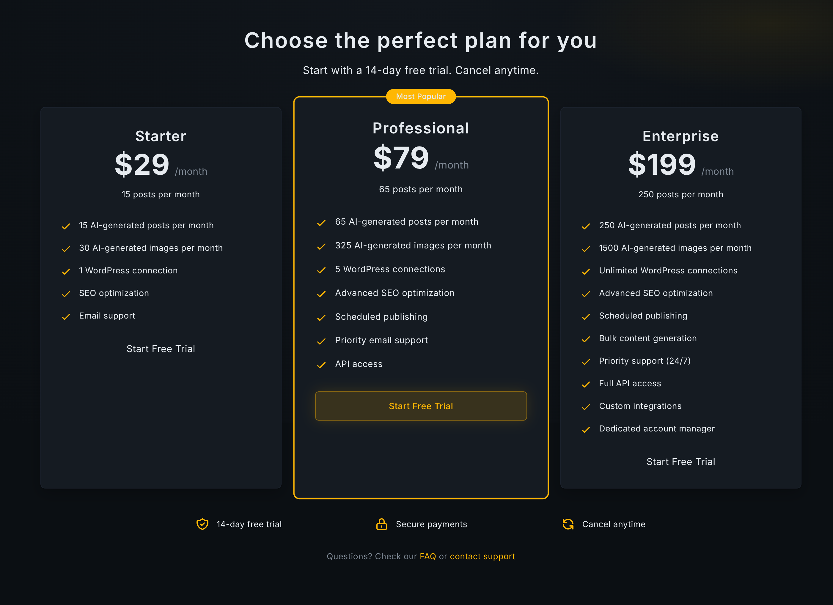 BlogFlux Pricing Plans